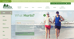 Desktop Screenshot of pinnacle-ortho.com